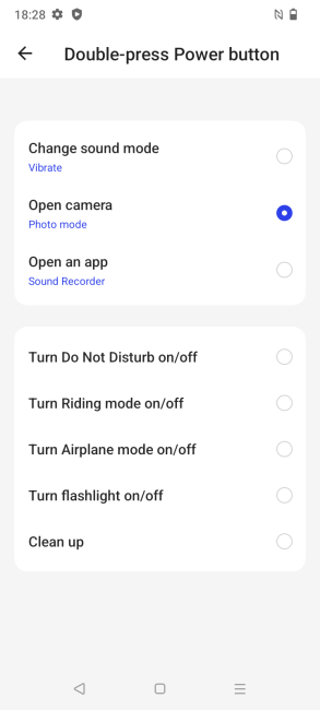 Dynamic Button realme