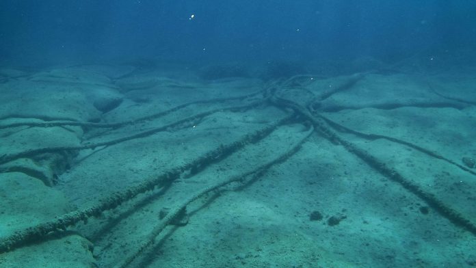 Underwater fiber-optic cable