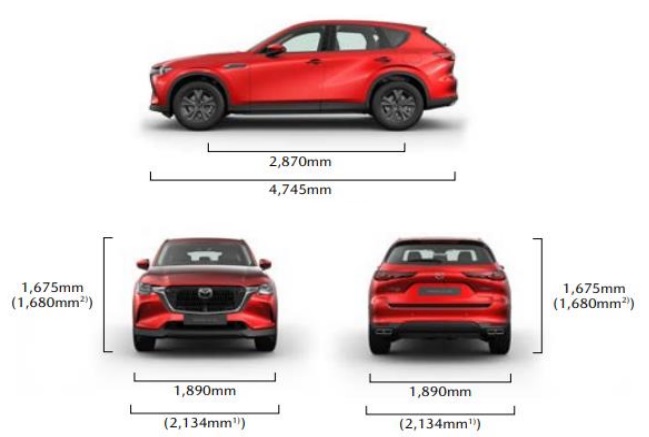 Mazda CX-60 Dimentions