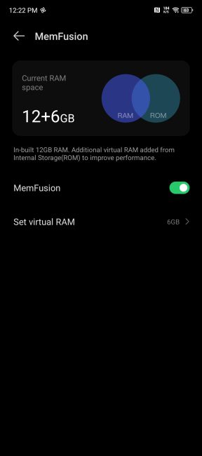 Infinix GT 20 Pro memory