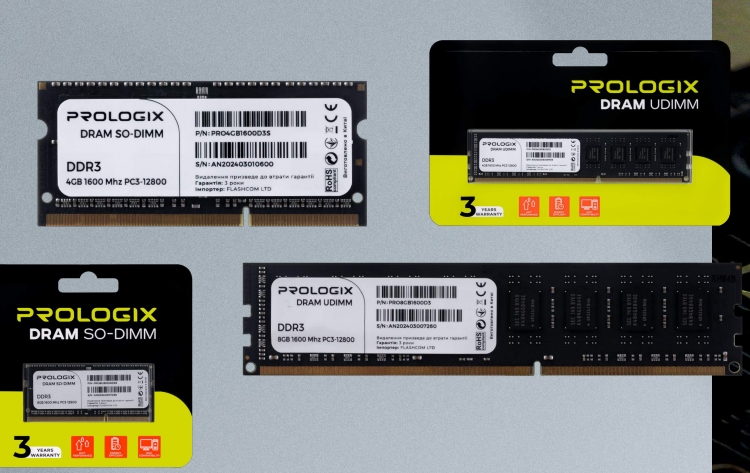 Модуль пам’яті Prologix DDR3