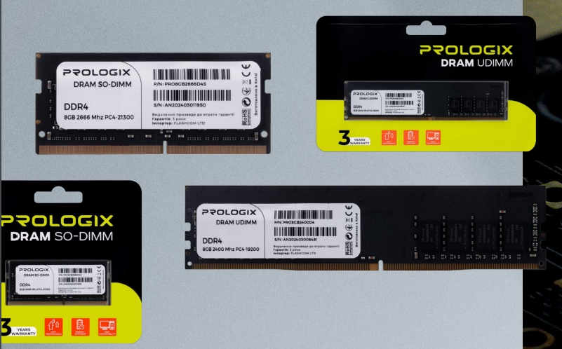 Модулі пам’яті Prologix DDR4