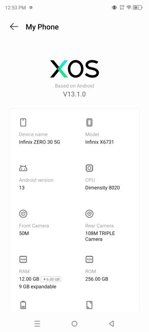 Infinix Zero 30 5G