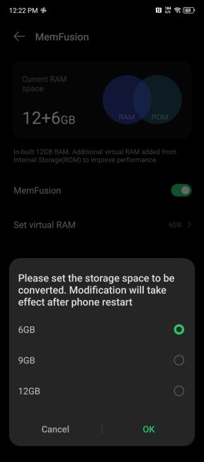 Infinix GT 20 Pro memory