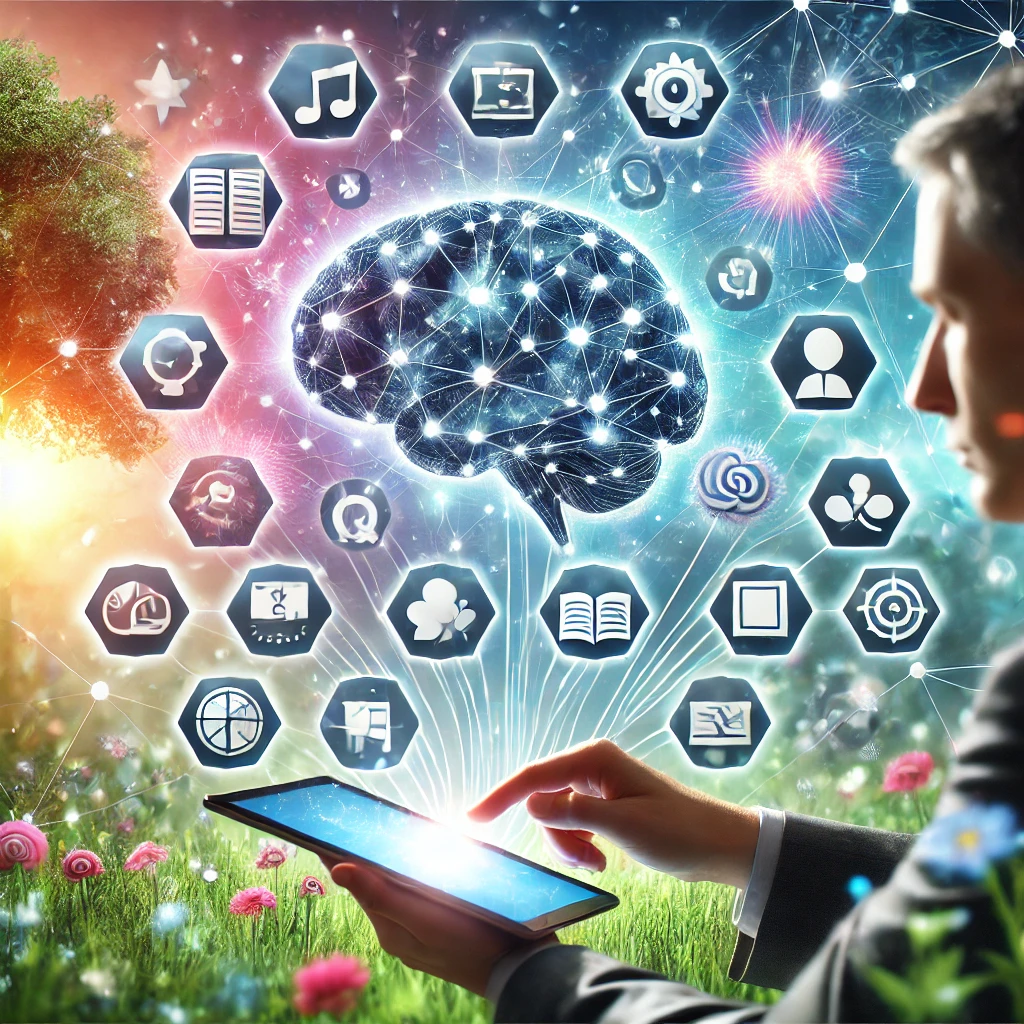 a-dynamic-scene-illustrating-the-concept-of-technology-supporting-brain-health-and-mental-well-being.-the-image-features-a-person-using-a-tablet