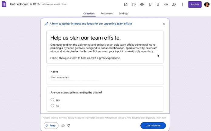 Google Forms