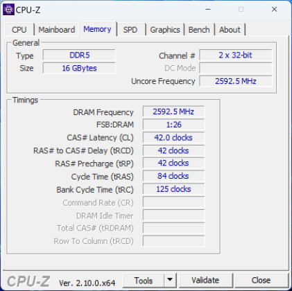 Acer Nitro 50 R5-7600 CPU-Z