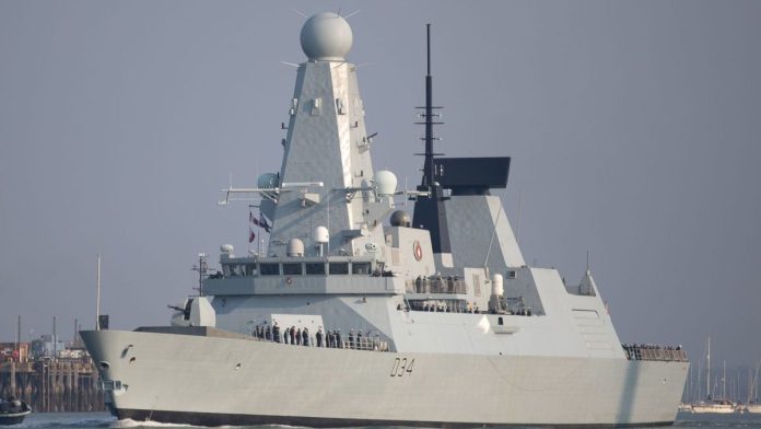 UK HMS Diamond