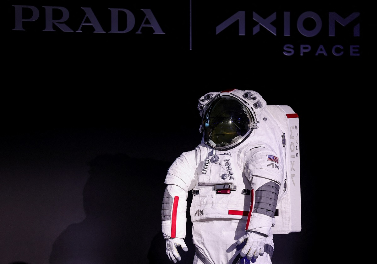 Axiom Space Prada moon suit