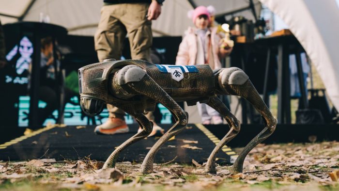 У благодійному забігу Run4Victory у Києві взяв участь робопес