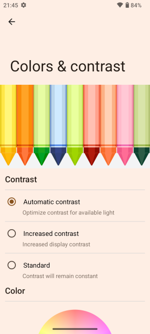 Cubot A20 Screen Setting