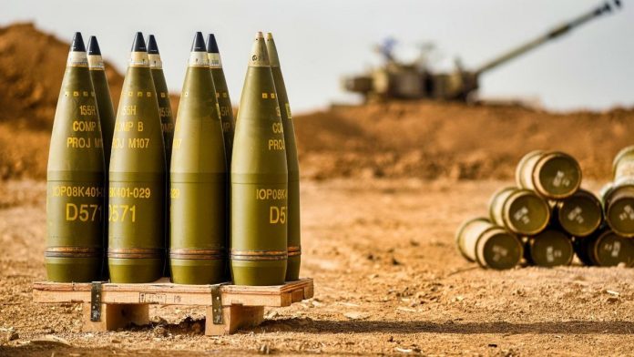 155 mm artillery shells