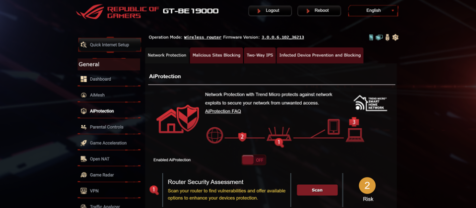 ASUS ROG Rapture GT-BE19000