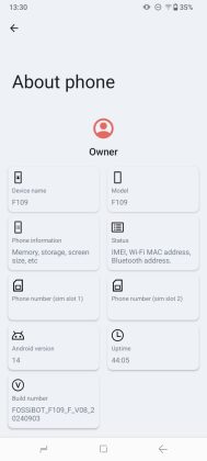 Fossibot F109 settings