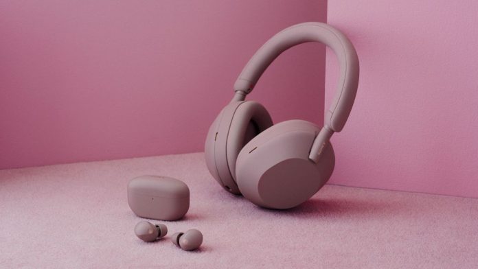 Sony 1000X series Smoky Pink