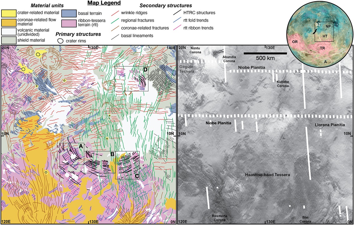 Geologic map Venus