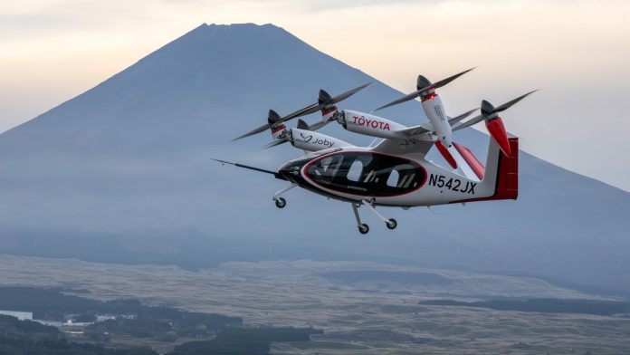 Toyota and Joby electric air taxi