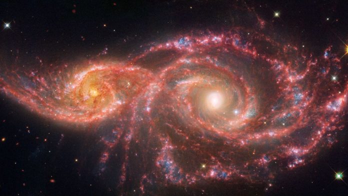 Galaxies IC 2163 and NGC 2207