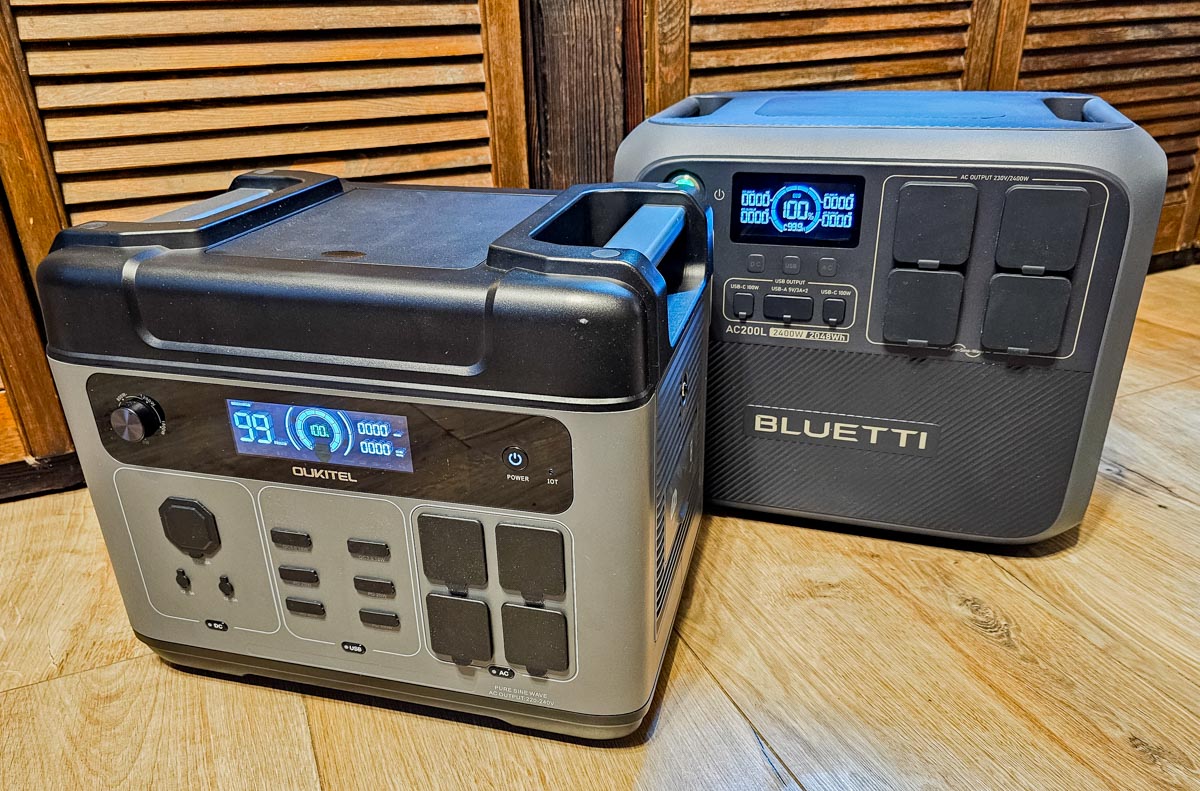 BLUETTI AC200L vs OUKITEL P2001 Plus