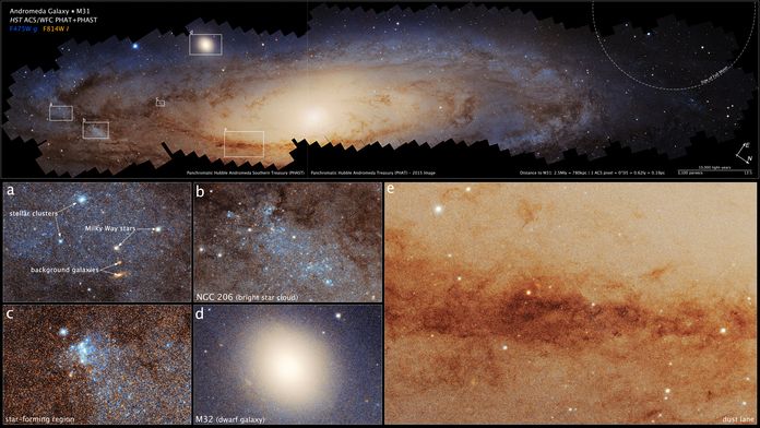 Hubble’s panoramic view of the Andromeda Galaxy