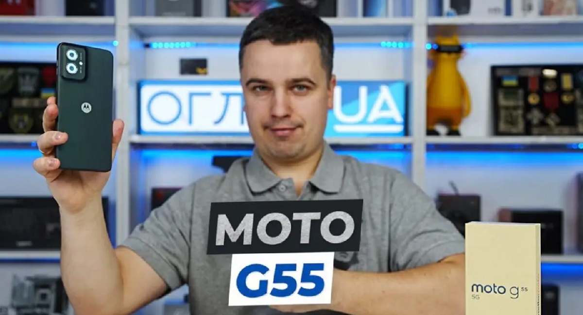 Відеоогляд смартфона Motorola Moto G55