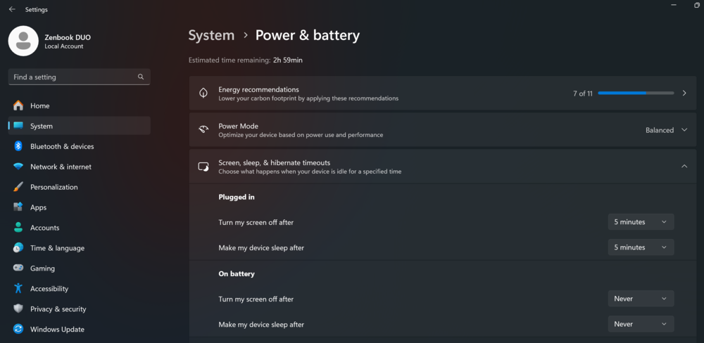 Power Saving Modes