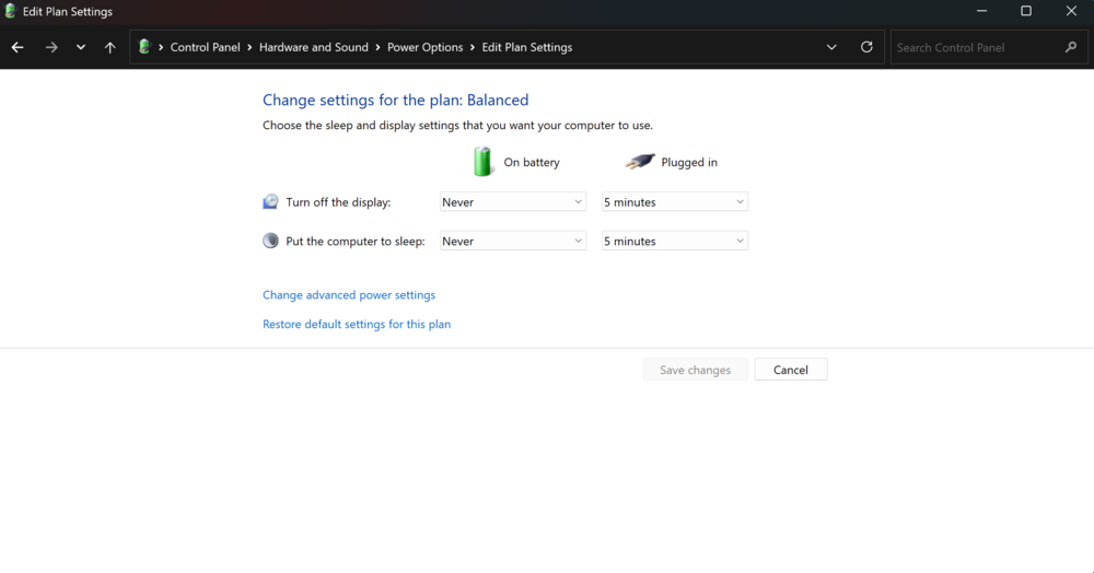 Power Saving Modes