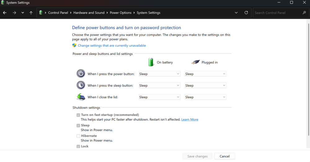 Power Saving Modes