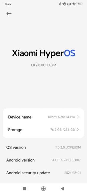 Redmi Note 14 Pro