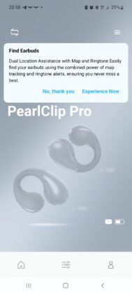 soundpeats pearlclip pro app