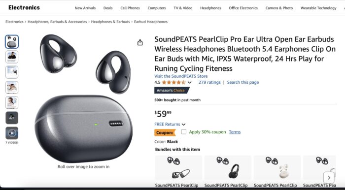 soundpeats pearlclip pro amazon price soundpeats pearlclip pro amazon price