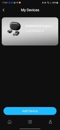 SoundPEATS Engine4: PeatsAudio App