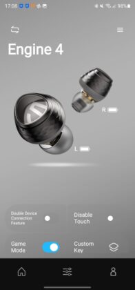 SoundPEATS Engine4: PeatsAudio App