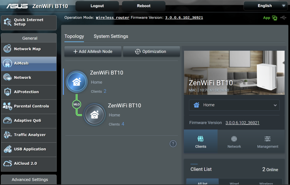 ASUS ZenWiFi BT10 ASUS ZenWiFi BT10