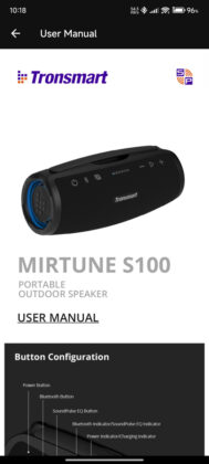 Tronsmart Mirtune S100