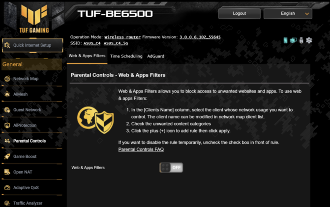ASUS TUF Gaming BE6500