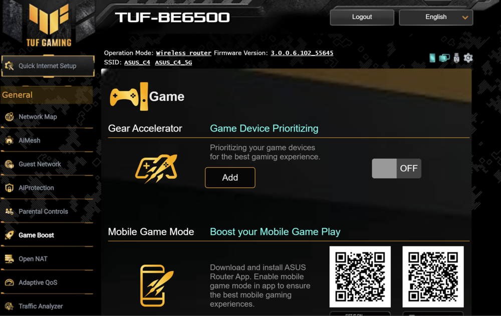 ASUS TUF Gaming BE6500
