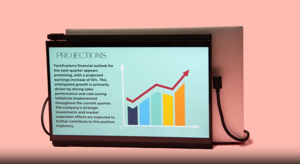 Mobile Pixels Duex Max DS - Presentation Mode
