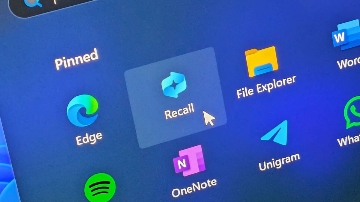 Microsoft Windows Recall Microsoft Windows Recall
