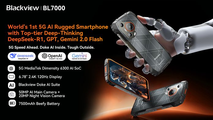 Blackview unveils BL7000 rugged smartphone with AI and 5G - Root