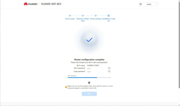 HUAWEI WiFi BE3