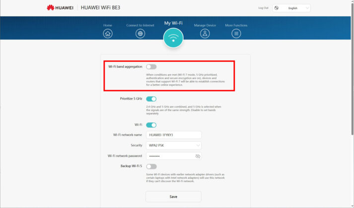 HUAWEI WiFi BE3