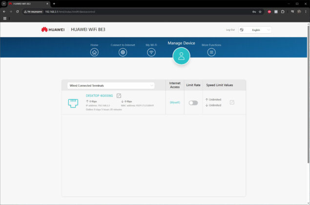 HUAWEI WiFi BE3