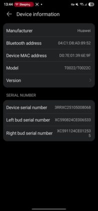 Huawei FreeBuds Pro 4 - AI Life