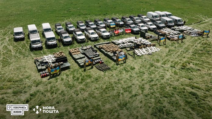 Нова пошта і «Повернись живим» передали на Схід техніку на 143 млн грн Нова пошта і «Повернись живим» передали на Схід техніку на 143 млн грн