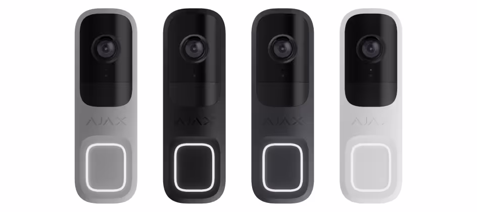 Кольори відеодзвінка Ajax DoorBell colors