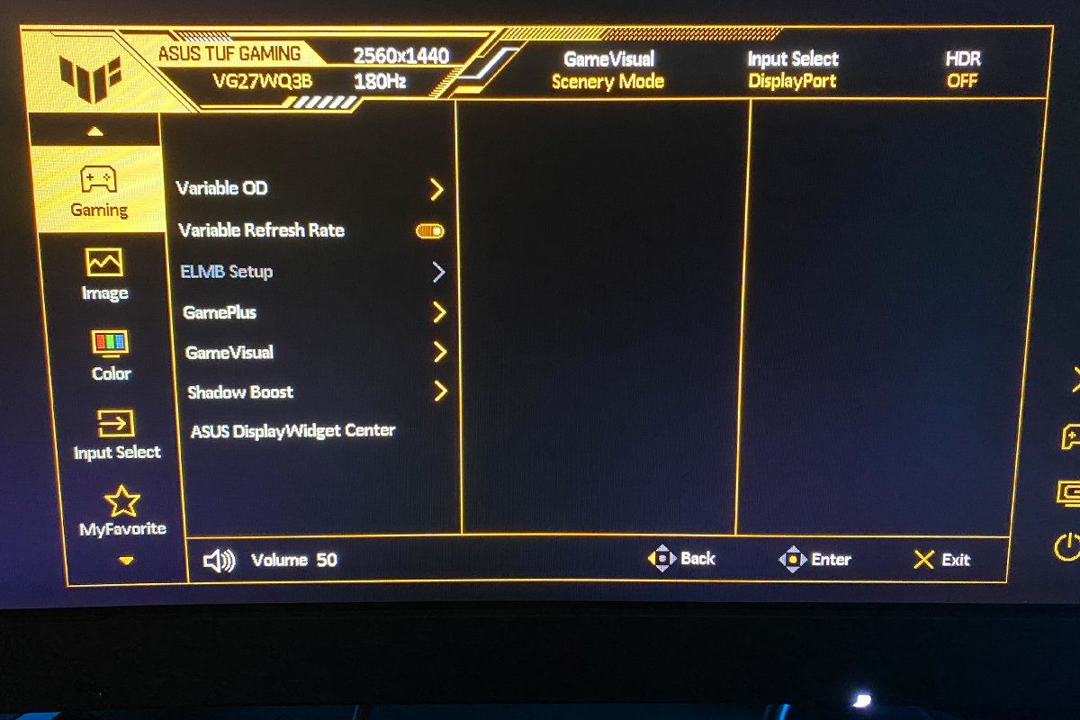 ASUS TUF Gaming VG27WQ3B