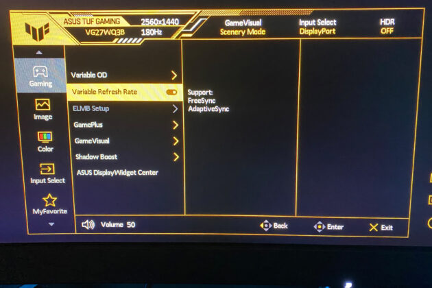 ASUS TUF Gaming VG27WQ3B