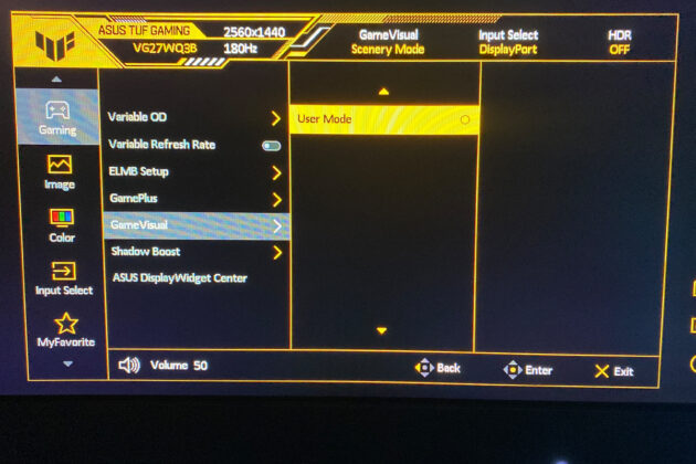 ASUS TUF Gaming VG27WQ3B