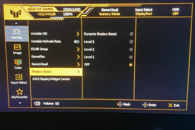 ASUS TUF Gaming VG27WQ3B